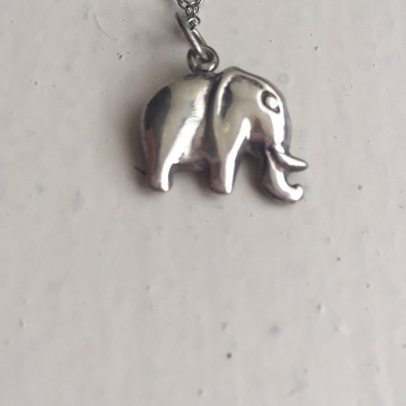 Silver Elephant Necklace - Picture 3 of 5